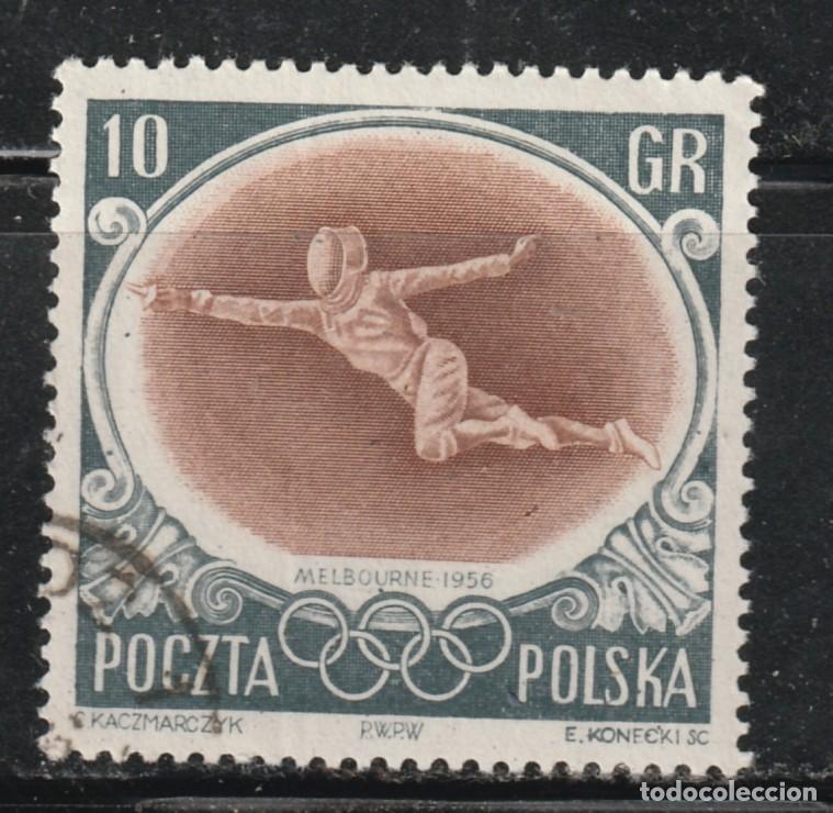 Stamps: POLONIA // YVERT 871 // 1956 ... USADO