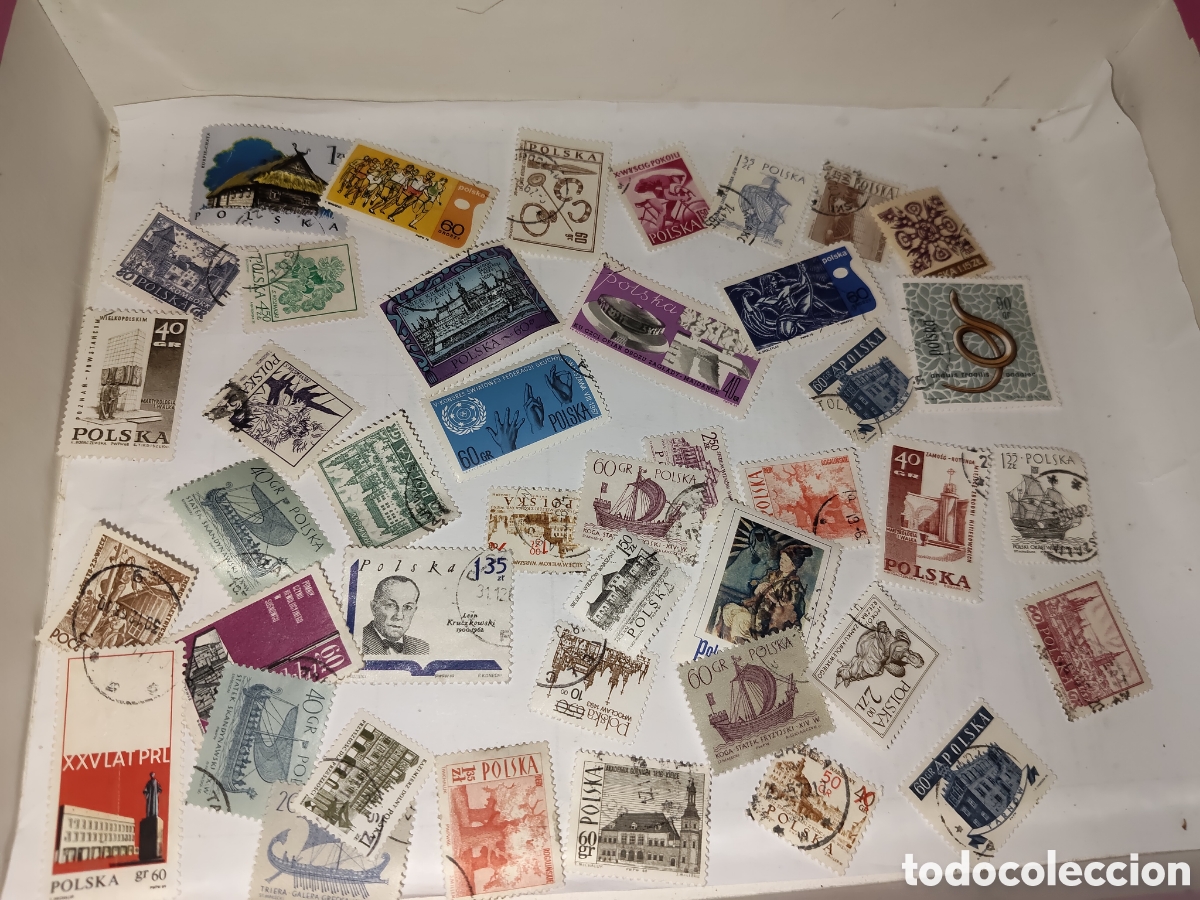 Sellos: 40 Sellos variados de Polonia muy buenos