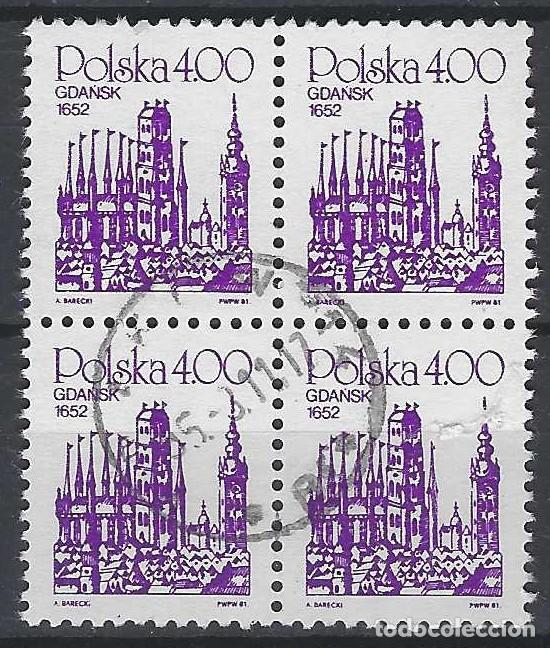 Sellos: POLONIA 1981 - USADO EN BLOQUE DE 4 - Foto 1
