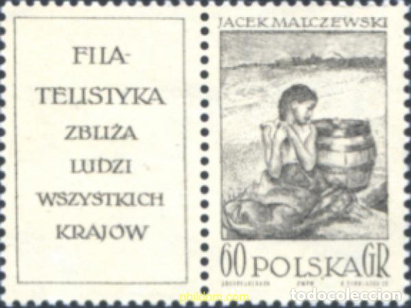 Sellos: 166531 MNH POLONIA 1962 DIA DE LA F.I.P. A PRAGA