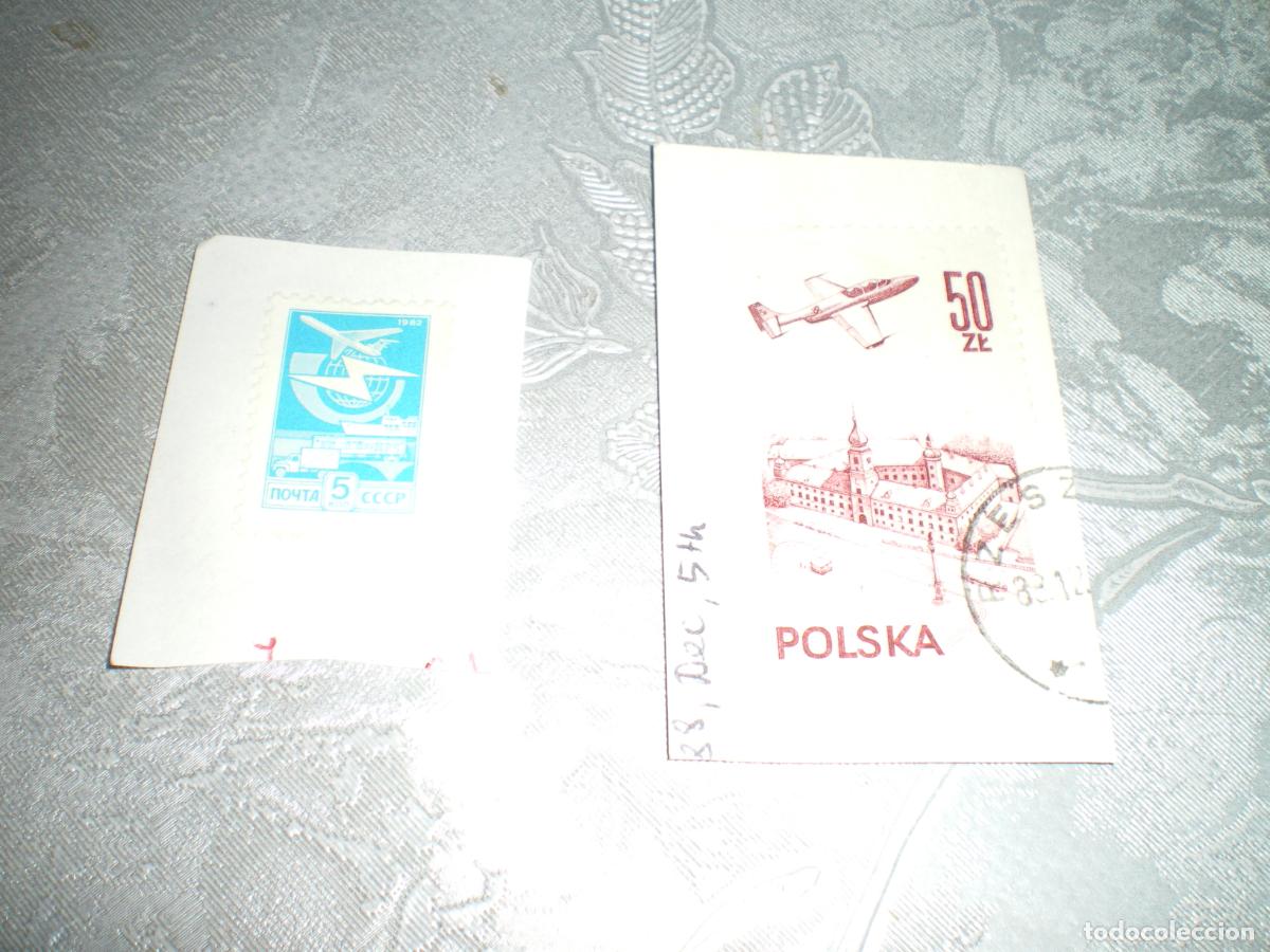 Sellos: LOTE SELLOS POLONIA Y RUSIA A&Ntilde;OS 80-90 USADOS