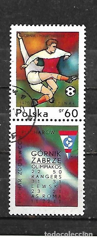 Sellos: 1970: Partido final de la recopa de Europa entre el G&oacute;rnik Zabrze y el Manchester City. (CTO)