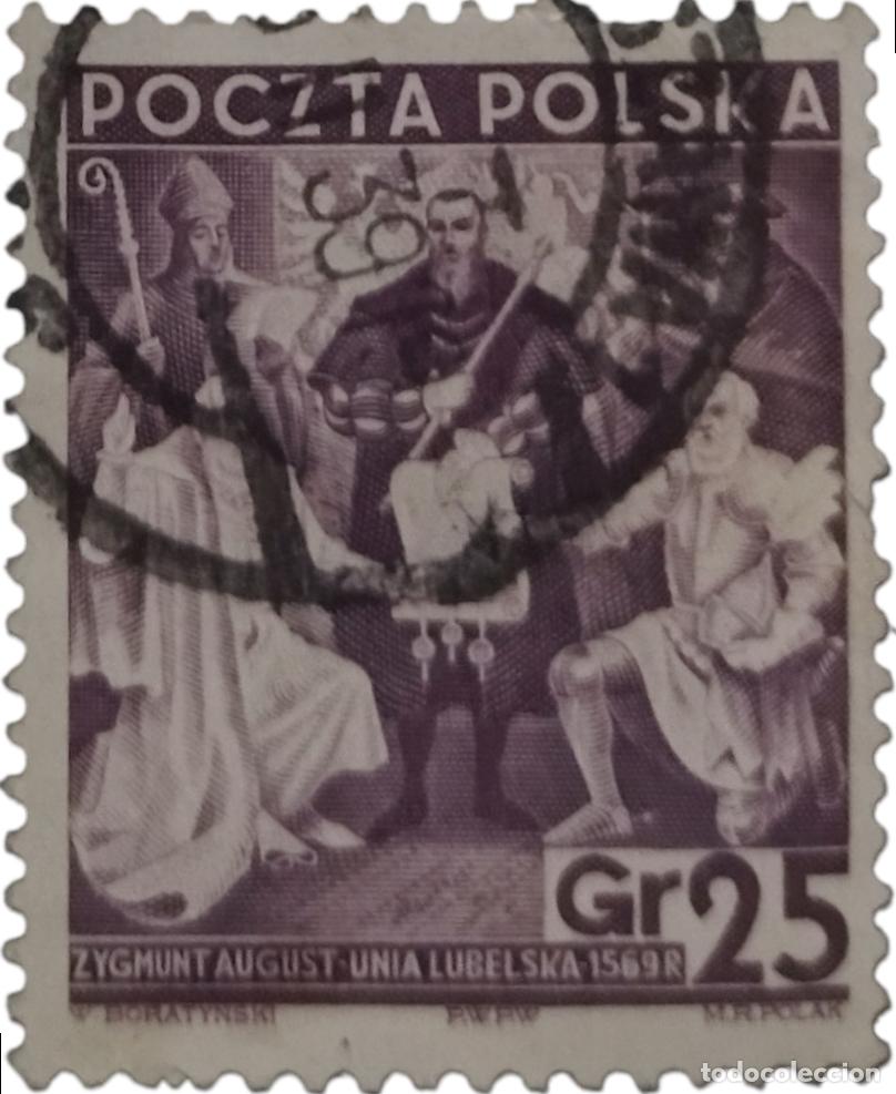 Sellos: POLONIA 1938 XX Aniversario de la rep&uacute;blica. USADO.