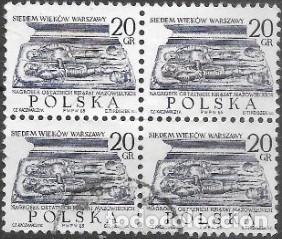 Sellos: POLONIA-SELLOS A&Ntilde;OS 1965-VII CENTENARIO DE LA FUNDACI&Oacute;N DE VARSOVIA-USADOS