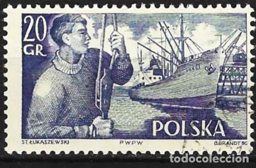 Sellos: Polonia 1956 - Mi 961A - YT 849 - El barco &rdquo; S.S.Pokoj &rdquo;