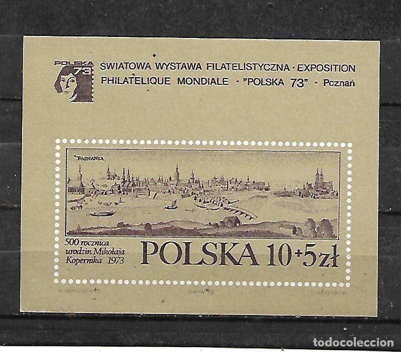 Sellos: 1973: HOJA SOUVENIR &rdquo;Exposici&oacute;n Filat&eacute;lica Internacional &rdquo;Polska '73&rdquo;. Poznan&rdquo; (MNH**)