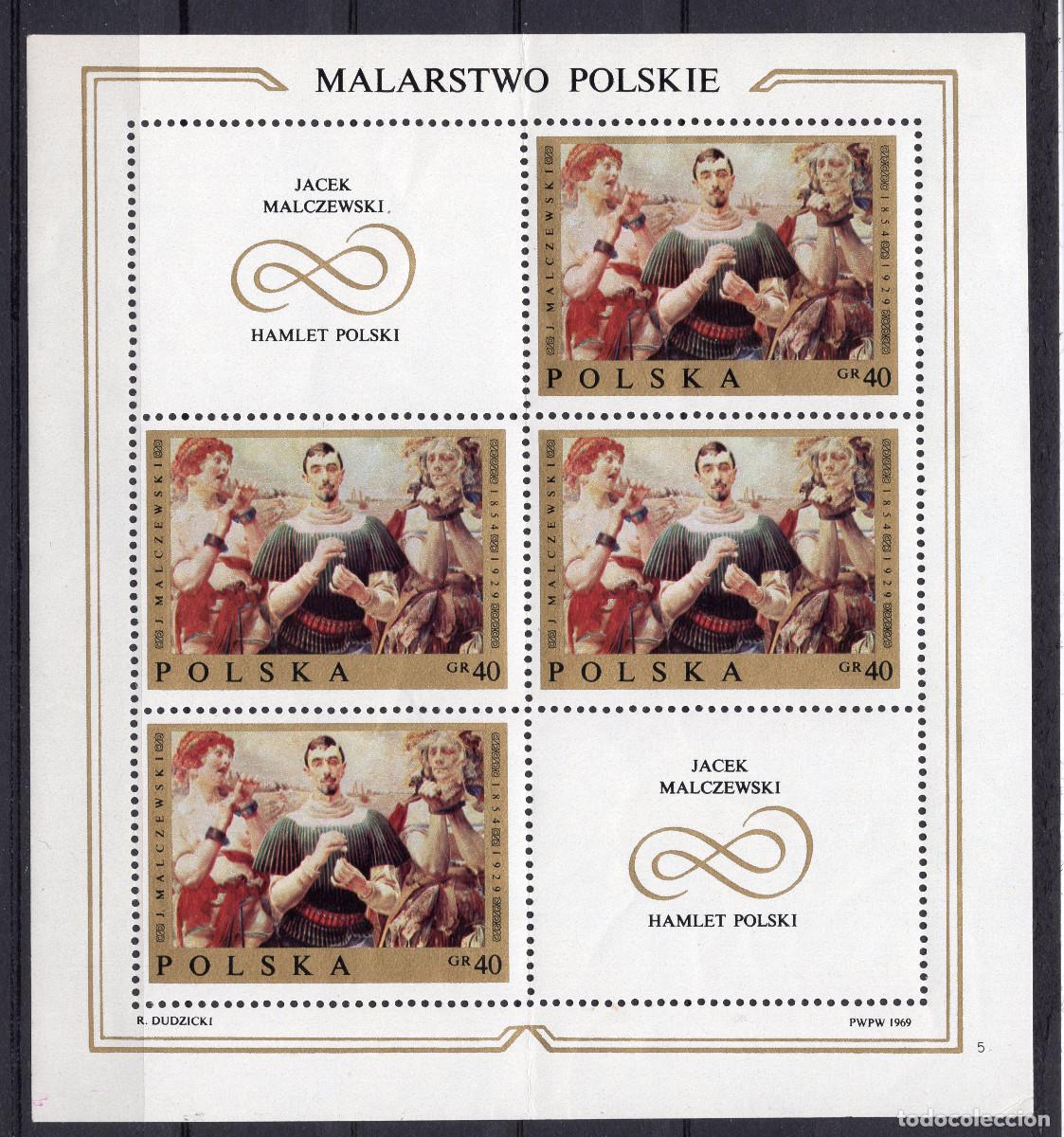 Sellos: POLONIA 1969 STAMP MICHEL PL 1942KB