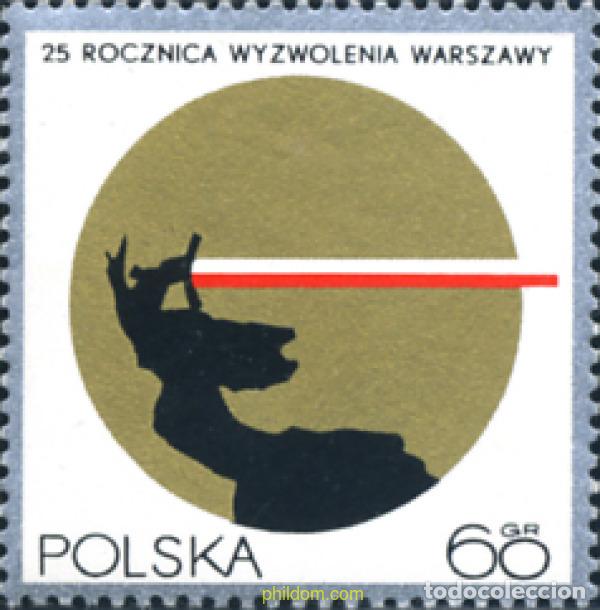 Sellos: 167120 MNH POLONIA 1970 25 ANIVERSARIO DE LA LIBERACION DE VARSOVIA