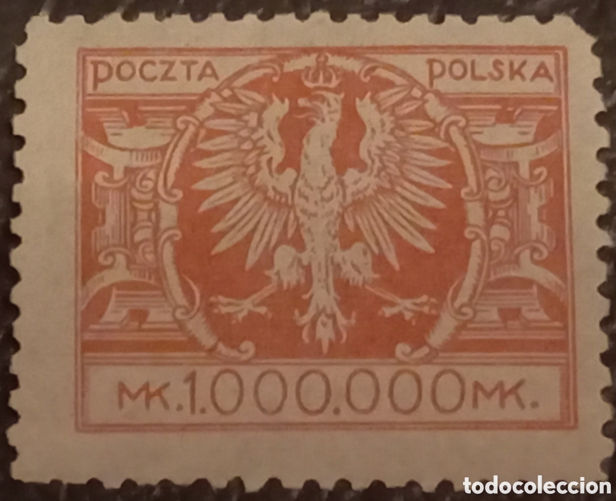 Sellos: Sello Polonia SCG2076 - 1923 Escud&oacute; &Aacute;guila