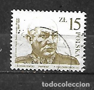 Sellos: 1987: 40&ordm; Aniversario de la muerte del General Karol Swierczewski, 1897 - 1947 (usado)