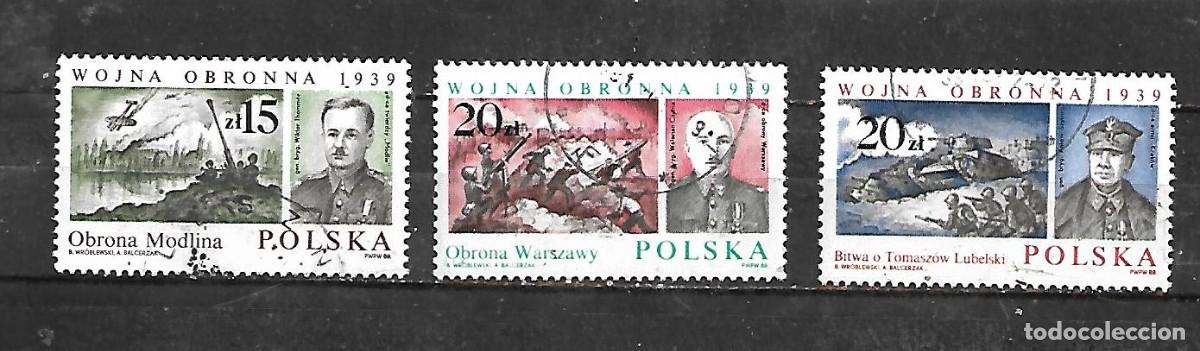 Sellos: 1988: Serie &rdquo;49&ordm; Aniversario de la invasi&oacute;n de Polonia por tropas de la Alemania nazi&rdquo; (CTO)