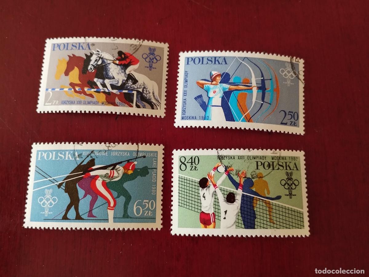 Sellos: SELLOS TEMATICOS A&Ntilde;O 1980 JUEGOS OLIMPICOS POLONIA