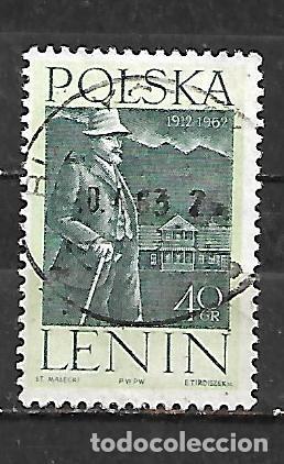 Sellos: 1962: 50 Aniversario de la llegada de Lenin a Polonia - En Bialy Dunajec (usado)