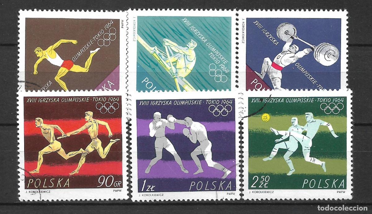 Sellos: polonia 1964 sellos usado - 34/15