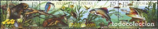 Sellos: 145412 MNH POLONIA 2004 FAUNA Y FLORA