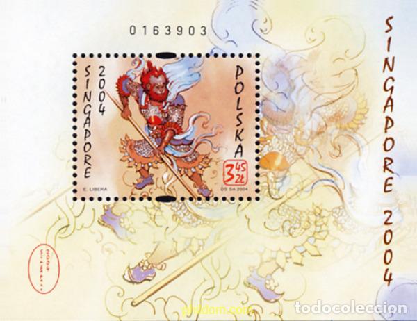Sellos: 149080 MNH POLONIA 2004 SINGAPORE 2004. EXPOSICION FILATELICA INTERNACIONAL