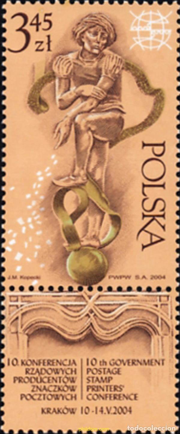 Sellos: 169544 MNH POLONIA 2004 10 CONFERENCIA DE LOS IMPRESORES DE SELLOS-CORREOS