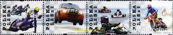 Sellos: 168586 MNH POLONIA 2004 DEPORTES DE MOTOR