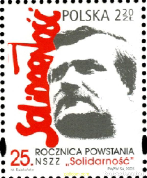 Sellos: 186148 MNH POLONIA 2005 25 ANIVERSARIO DE LA FUNDACION DEL SINDICATO LIBRE SOLIDARIO