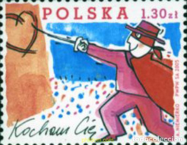 Sellos: 174808 MNH POLONIA 2005 SAN VALENTIN