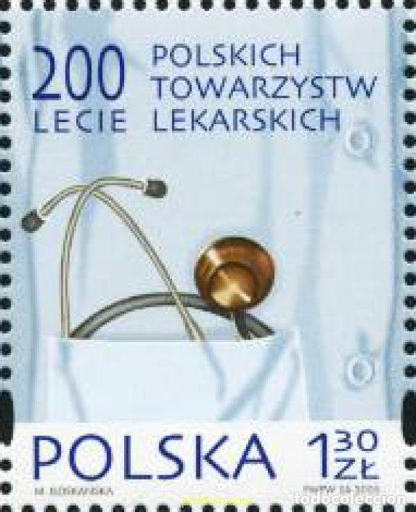 Stamps: 188634 MNH POLONIA 2005 200 ANIVERSARIO DE LA ASOCIACION DE MEDICOS