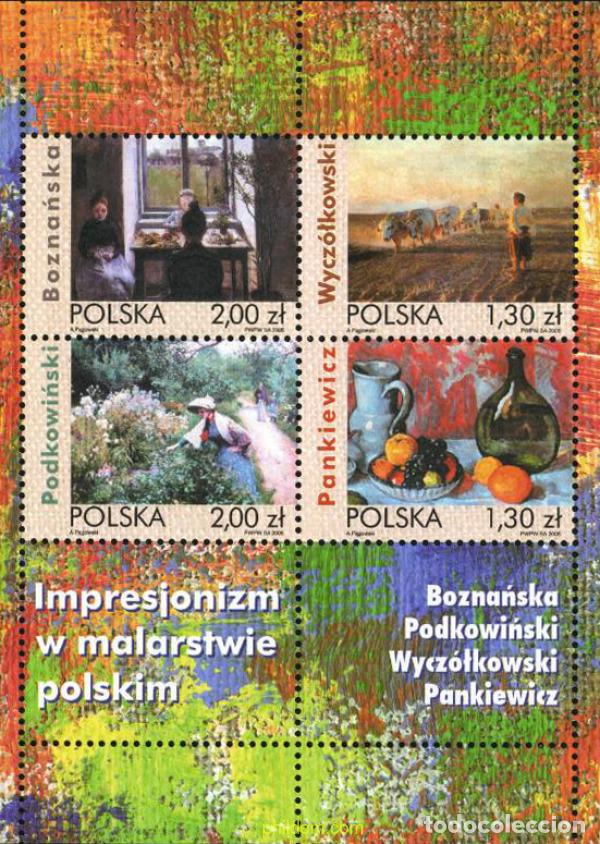 Stamps: 188632 MNH POLONIA 2005 PINTURA IMPRESIONISTA