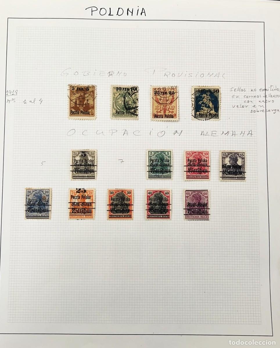 Stamps: Polonia, Colecci&oacute;n de sellos y series completas, A&eacute;reos, Tasas, Servicio y Ocupaciones,