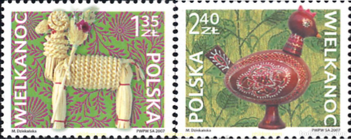 Briefmarken: 240480 MNH POLONIA 2007 PASCUA