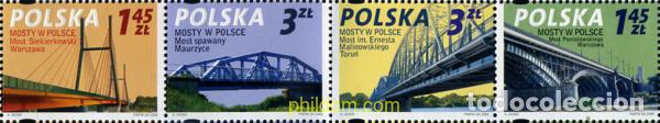 Sellos: 353450 MNH POLONIA 2008 PUENTES