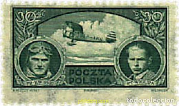Stamps: 352714 HINGED POLONIA 1933 VICTORIA POLACA EN LA COPA DE EUROPA DE AVIACION TURISTICA