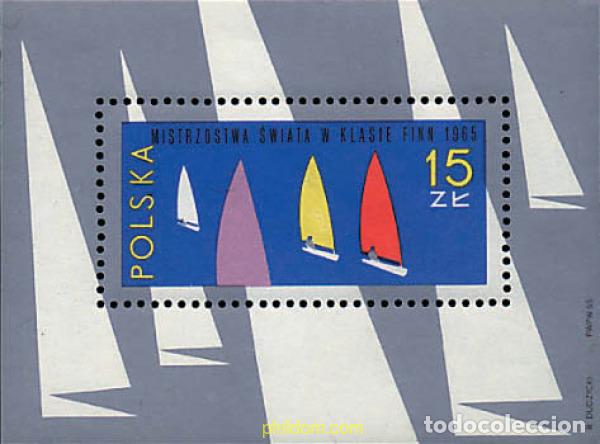 Sellos: 61616 MNH POLONIA 1965 CAMPEONATO MUNDIAL DE REGATAS CLASE &rdquo;FINN&rdquo;