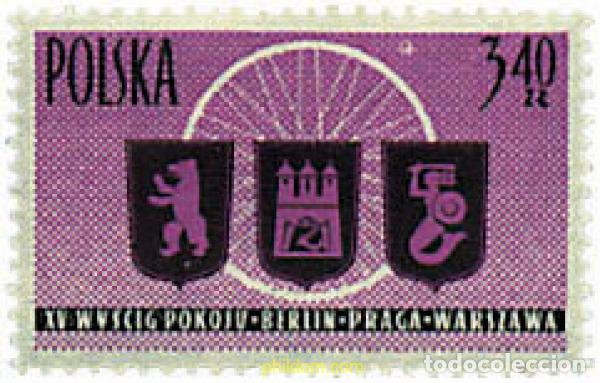 Sellos: 632851 MNH POLONIA 1962 15 VUELTA CICLISTA DE LA PAZ.