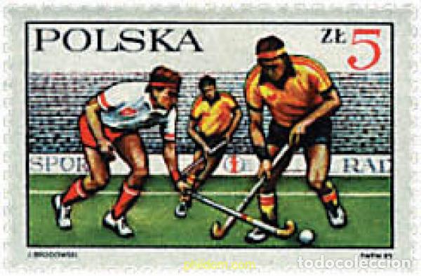 Sellos: 61711 MNH POLONIA 1985 50 ANIVERSARIO DE LA ASOCIACION DEPORTIVA DE HOCKEY SOBRE HIERBA