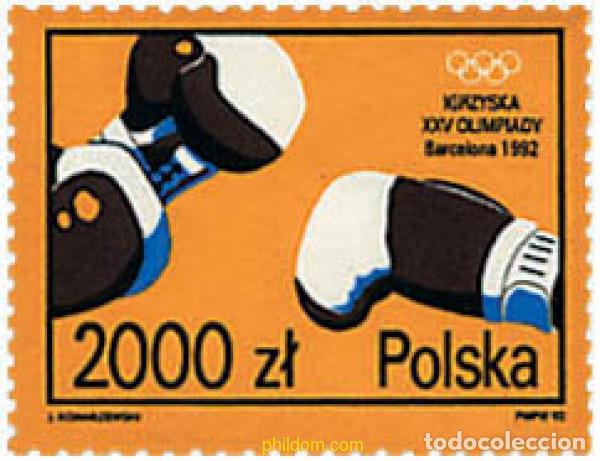 Sellos: 243370 MNH POLONIA 1992 25 JUEGOS OLIMPICOS VERANO BARCELONA 1992