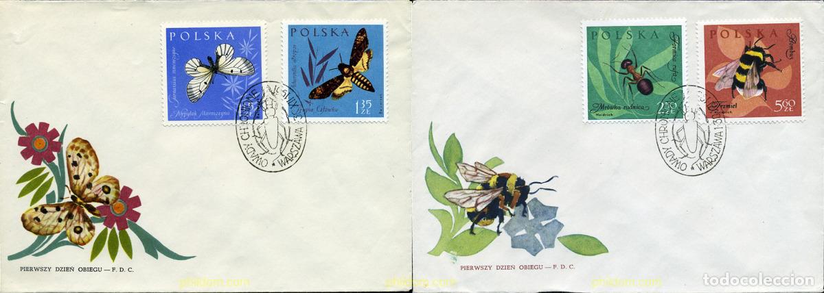 Sellos: 285243 MNH POLONIA 1961 INSECTOS