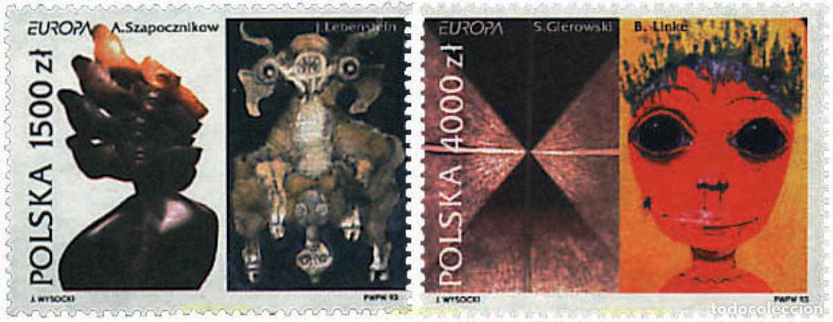 Briefmarken: 62867 MNH POLONIA 1993 EUROPA CEPT. ARTE CONTEMPORANEO