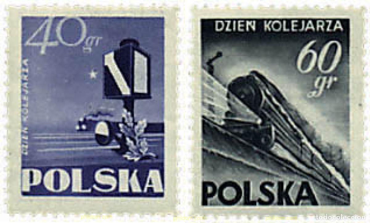 Selos: 57111 MNH POLONIA 1954 DIA DEL FERROVIARIO