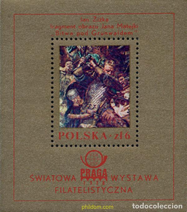 Selos: 57125 MNH POLONIA 1978 PRAGA 1978. EXPOSICION FILATELICA INTERNACIONAL