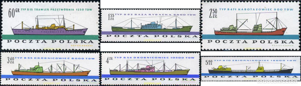 Sellos: 166466 MNH POLONIA 1961 MARINA NACIONAL