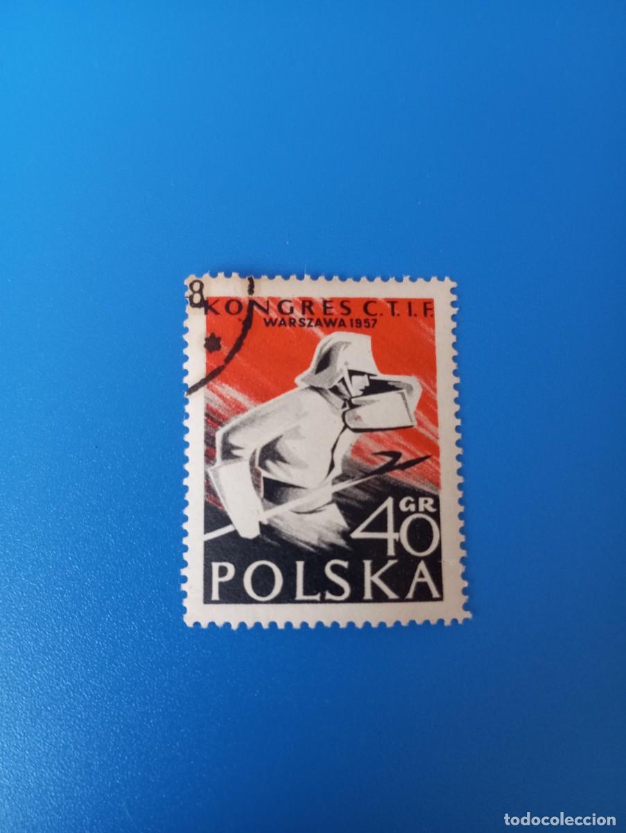 Sellos: POLONIA, 1957, CUERPO DE BOMBEROS, YT 969