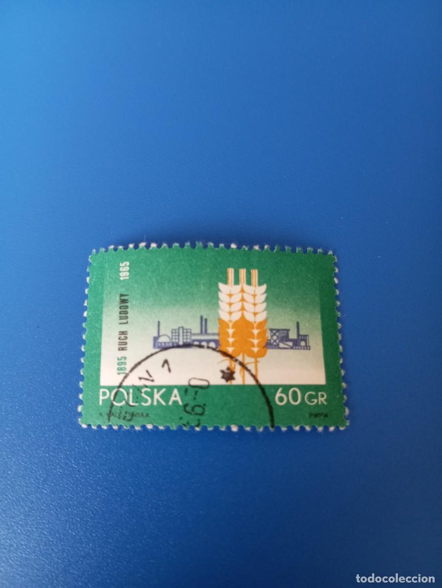 Sellos: POLONIA, 1965, ESPIGA Y F&Aacute;BRICA, YT 1429