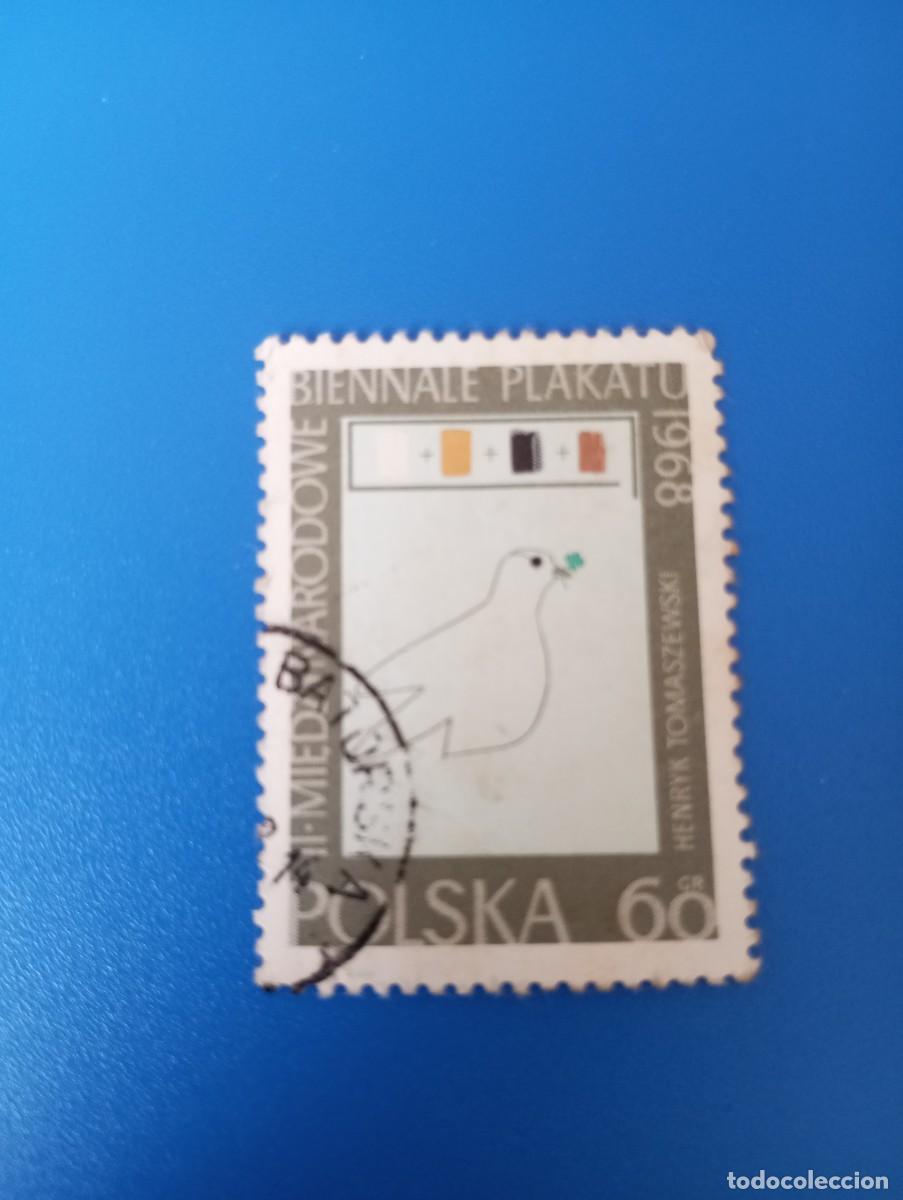 Sellos: POLONIA, 1968, PALOMA DE LA PAZ YT 1694