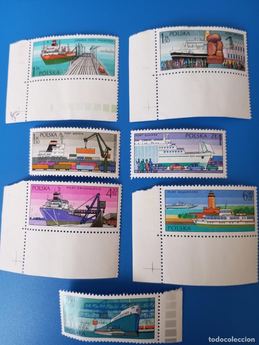 Sellos: POLONIA, 1976, PUERTOS POLACOS, YT 2306 Y SS