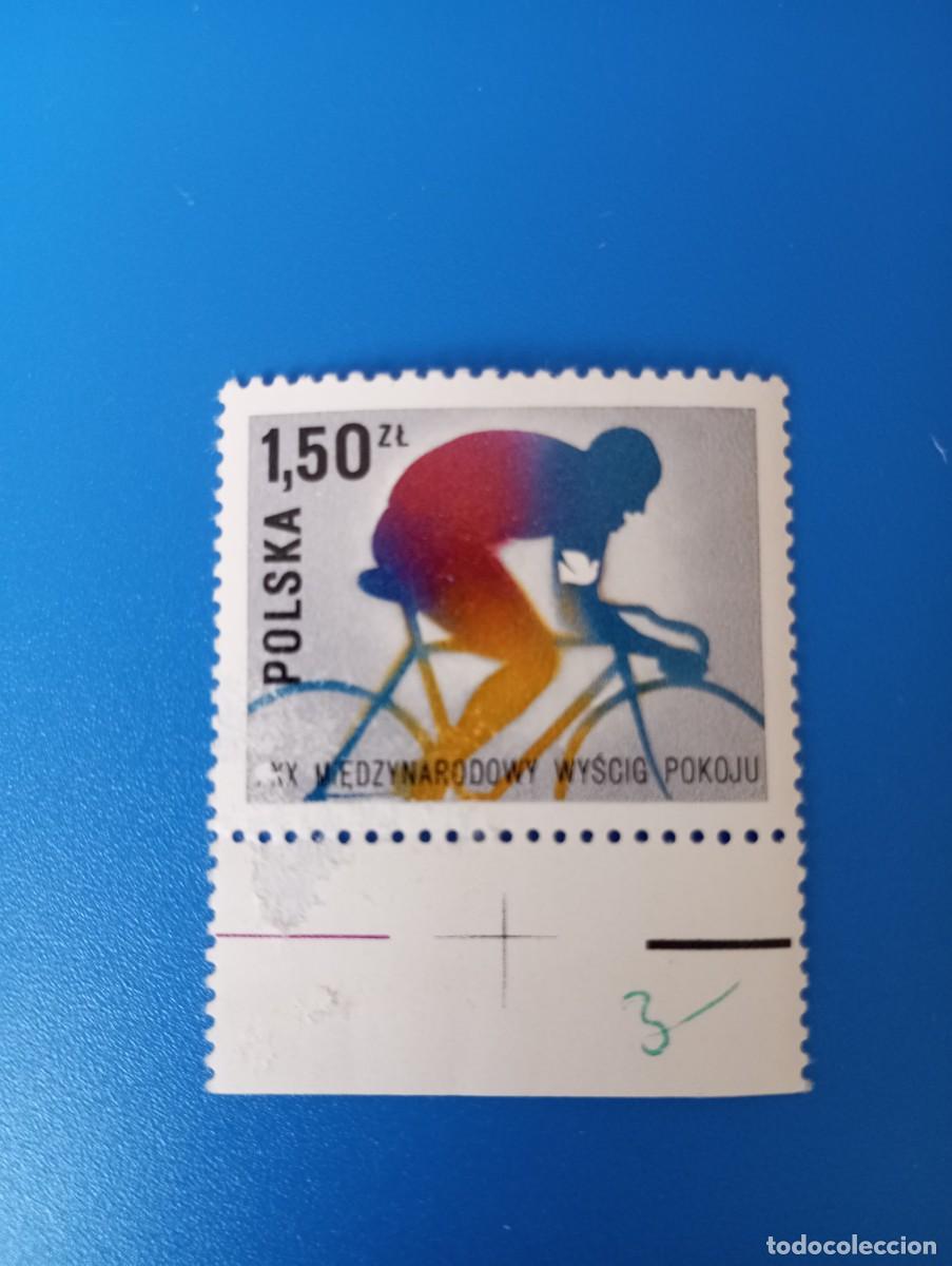 Sellos: POLONIA, 1977, DEPORTES, CICLISMO, YT 2333