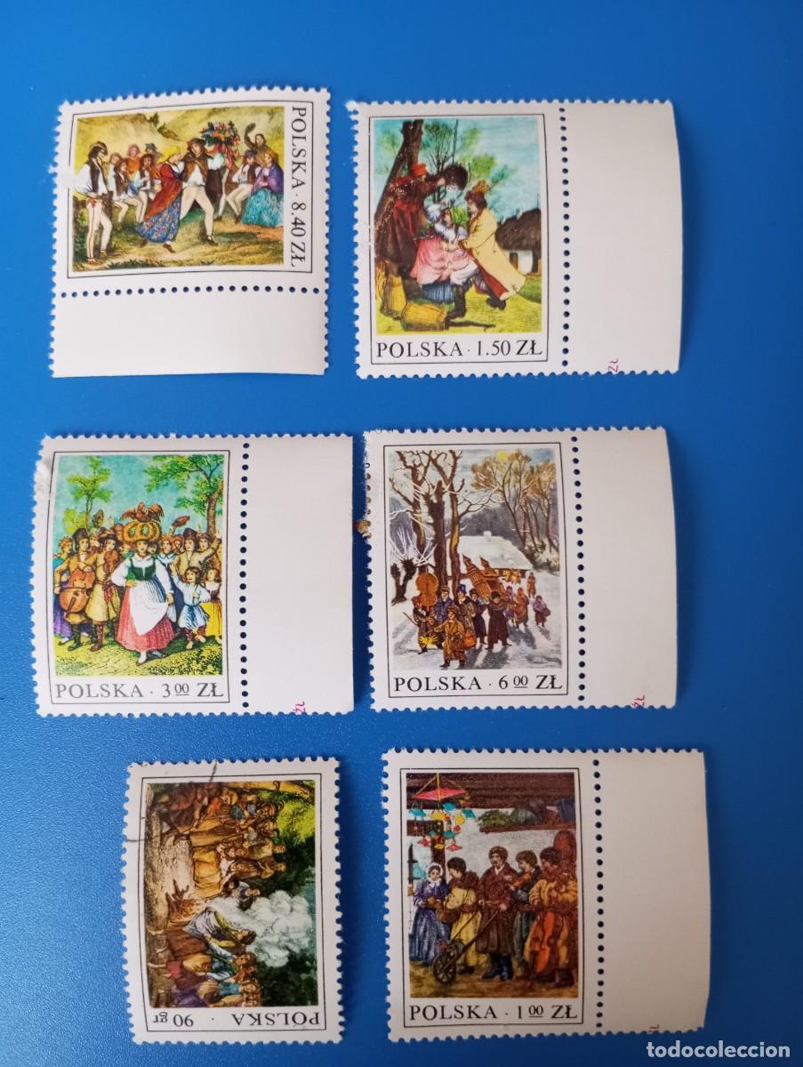 Sellos: POLONIA, 1977, CUENTOS POPULARES, YT 2339/43