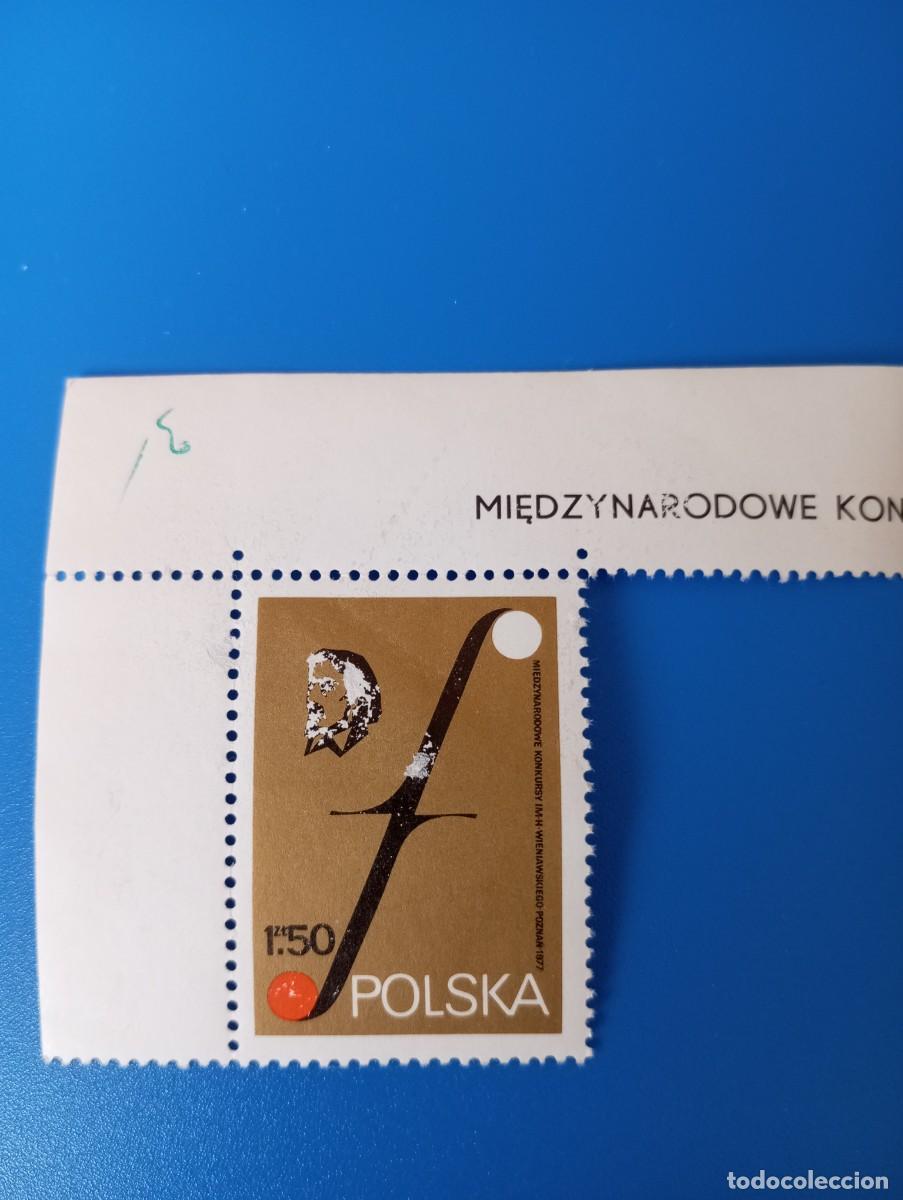 Sellos: POLONIA, 1977, VIOLINISTA, YT 2344
