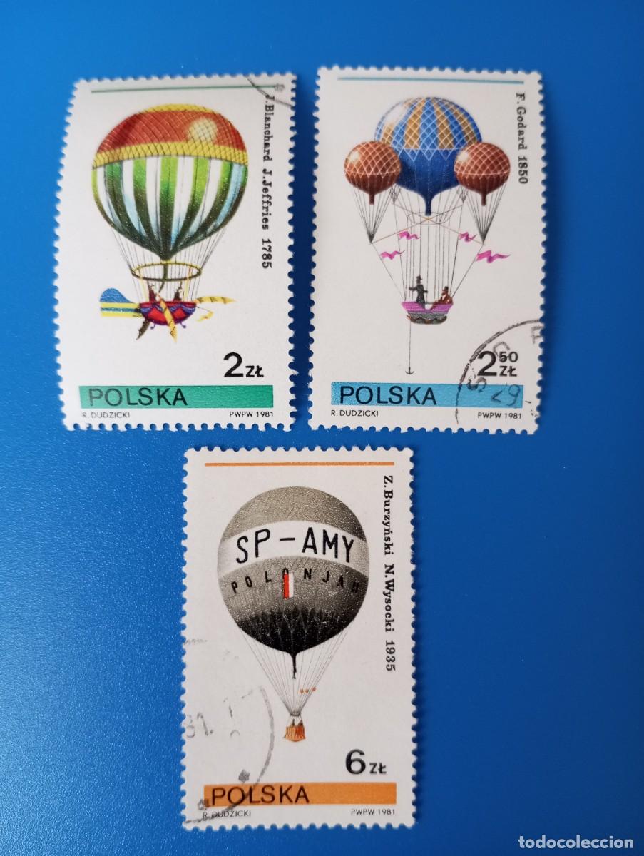 Sellos: POLONIA, 1981, GLOBOS, YT 2546 Y SS