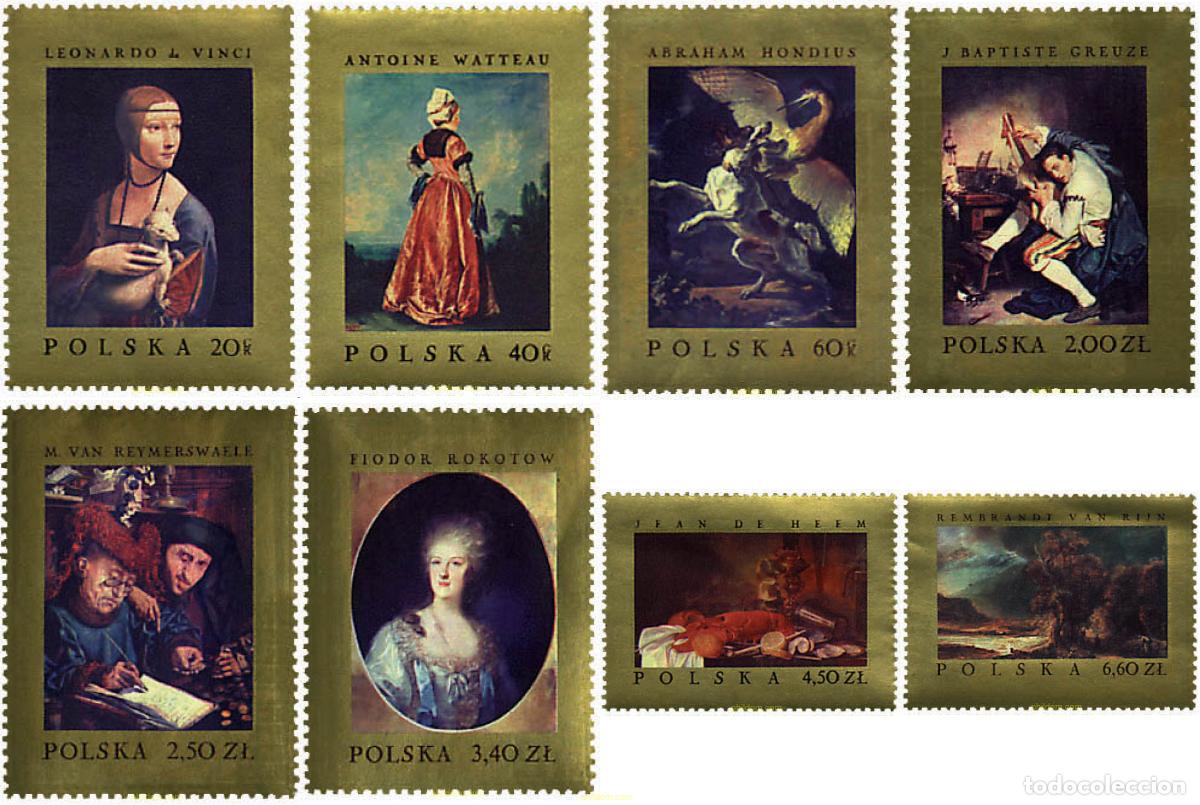 Sellos: 47052 MNH POLONIA 1967 PINTURAS EUROPEAS