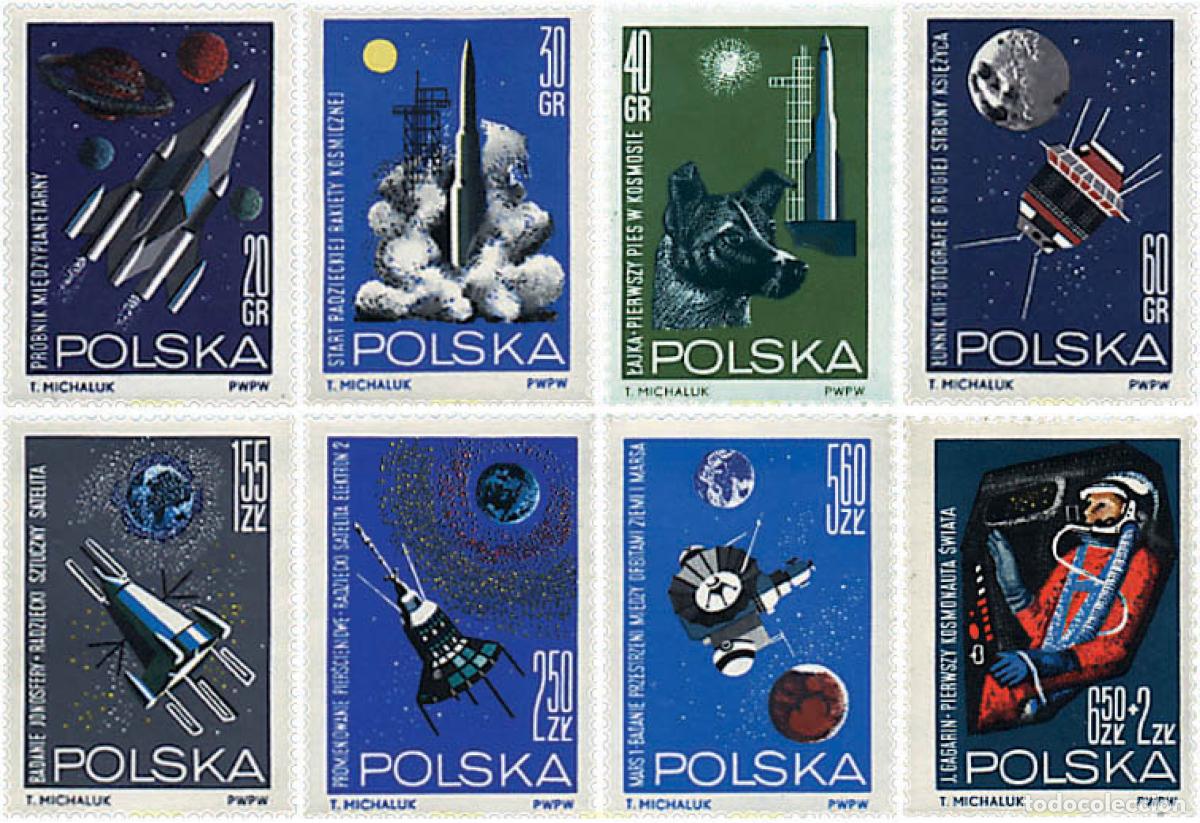 Sellos: 49692 MNH POLONIA 1964 CONQUISTAS ESPACIALES