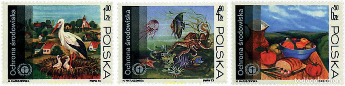 Sellos: 340583 HINGED POLONIA 1973 PROTECCION DE LA NATURALEZA